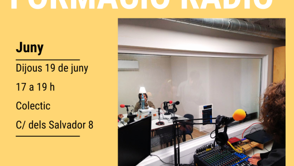 Vine a aprendre de ràdio i forma part de la comunitat.
