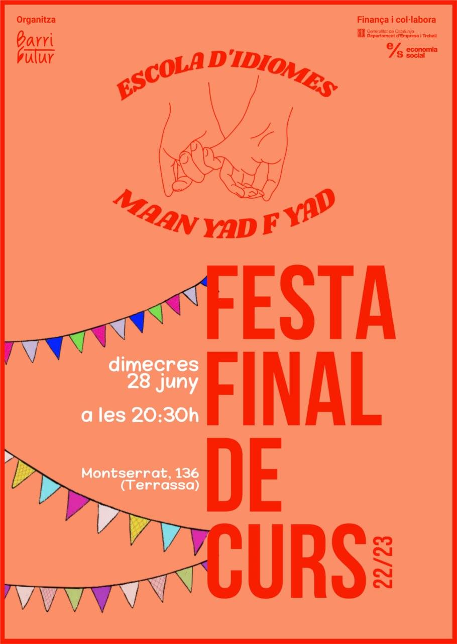 Festa final de curs. Escola d'idiomes Maan yad f yad.